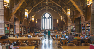 The University of Chicago has beautiful libraries