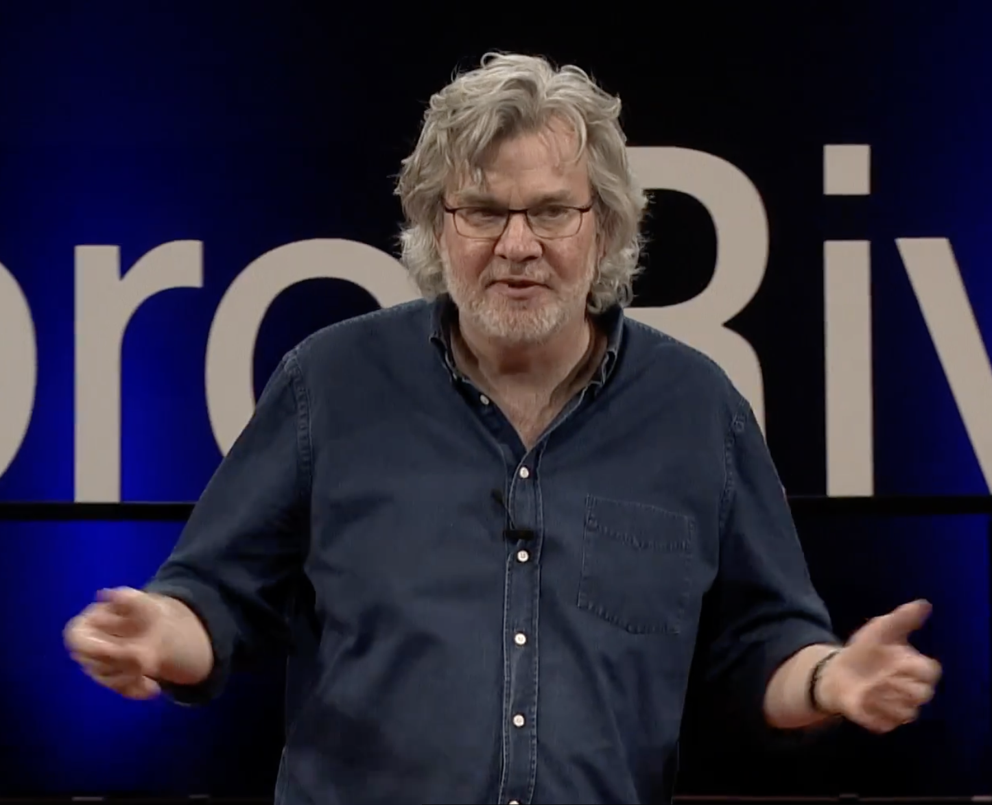 Kelly Leonard giving a Ted Talk