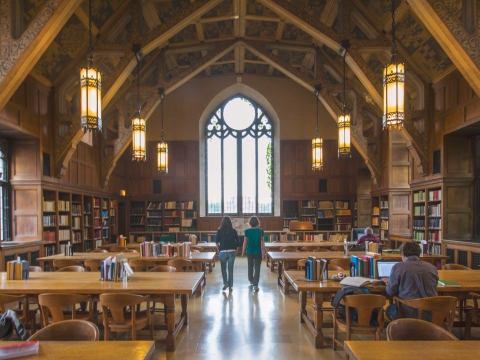 The University of Chicago has beautiful libraries